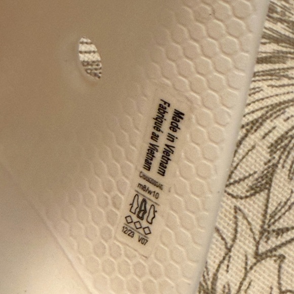 Crocs Women’s Stomp Slides 'White' Size 10 - Picture 9 of 9